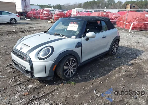 2023 Mini Convertible Cooper S z USA, uszkodzony, nr VIN WMW43DL04P3P73815